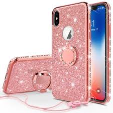 The iphone xr is a smartphone designed and manufactured by apple inc. Cute Glitter Ring Stand Phone Case Kickstand Apple Iphone Xr Case Bling Diamond Bumper Ring Stand Sparkly Clear Protective Girls Women For Iphone Xr Rose Gold Walmart Com Walmart Com
