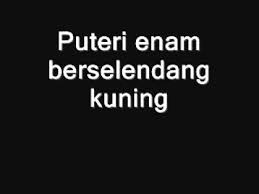 Means, yang ada hanyalah puteri2 genap termasuk puteri ketujuh. Ulek Mayang With Lyrics Youtube