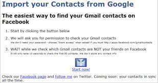 How do you search for friends on facebook? A Facebook App To Find Your Gmail Contacts Sumtips