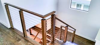 Ask this old house tom silva travels to utah to help a homeowner replace his traditional stair railing with more modern cable railing.#thisoldhouse #asktohsu. Modern Railing Systems In Wood Cable Wire Stainless Steel Glass Panel