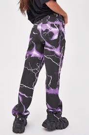 Pin By Potentia Amoris On Fashion Boyfriend Jeans Purple Lightning Boyfriend Fit