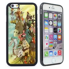Studio Ghibli Characters Silicone Case Cover For Iphone 4 4s 5 5s 5c 6 6s Plus Studio Ghibli Characters Iphone Case