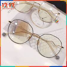 Your email address will not be published. Korean Metal Frame Glasses Round Cermin Mata Bulat Telus Spectacles Eyeglasses Women Men Clear Lens Shopee Malaysia
