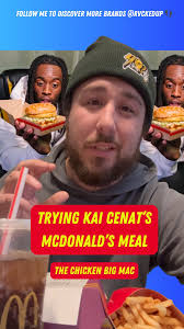 It’s Not NOT A Big Mac 🐓 @kaicenat , Had to try @mcdonalds new viral menu  item, The Chicken Big Mac!, This was honestly pretty good. I wasn’t  expecting the chicken to be like a huge chicken nugget! , ...