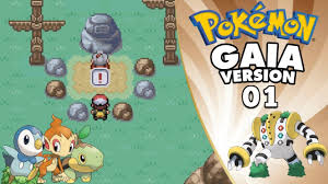 Pokemon Gaia Playthrough Part 1 Sinnoh Starters Pokemon Gaia Pokemon Firered