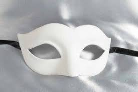 Bambino Semplice Grezzo Small Blank White Masks To Decorate Masquerade Semplice Bomboniere