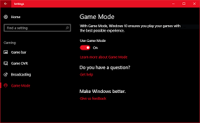 A player should select the game mode while entering into the game. How To Enable Or Disable Game Mode In Windows 10 Windows Central