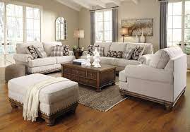 From the latest styles of sectional sofas to durable engineered wood tv stands, ashley homestore combines the latest trends with technology to give you the very best living room furniture. Harleson Wheat Living Room Set From Ashley Coleman Furniture