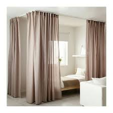 Ikea Vidga Track System For A Contemporary Canopy Ikea Room Divider Apartment Room Living Room Divider