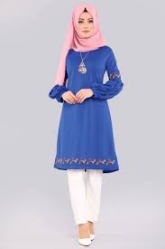 Tunik Balon Kol Cicekli Tunik Pl825 Saks Dresses Fashion High Neck Dress