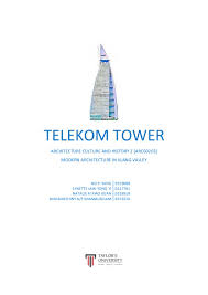 It is 310 m (1,017 ft) tall, has 55 floors, and is shaped to represent a sprouting bamboo shoot. Telekom Tower
