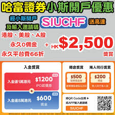 哈富證券小斯開戶優惠 】經小斯開戶及輸入邀請碼「SIUCHF」送 ...