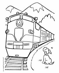 Train Coloring Sheets Maleboger