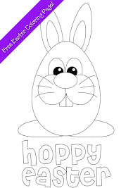 Ornate easter egg coloring page free printable coloring pages. Easter Bunny Coloring Page Free Printable