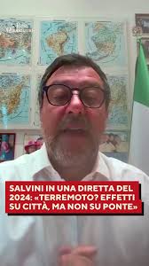 Sta circolando sui social in questi giorni, dopo il via libera al Ponte  sullo Stretto, un breve video tratto da una diretta social di Matteo  Salvini pubblicata circa un anno fa. Rispondendo