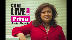 There was much hype at the education ministry's brickdam office, where several teachers again lined the roadway, as the guyana teachers' union (gtu) called for education minister nicolette henry to be removed from office as she was labelled disrespectful and unfit for the office, during day three of. Live Chat With Hon Priya Manickchand Minister Of Education Guyana Youtube
