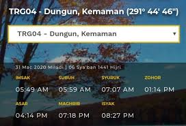 Malaysia prayer times (waktu solat) json api. Waktu Solat 31 Mac 2020 Korporat Suk Terengganu Facebook