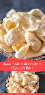homemade fish crackers keropok ikan asian inspirations recipe fish crackers snacks food