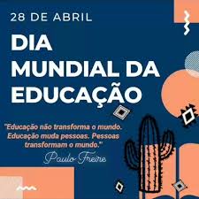 Cada um destes dias é marcado por uma campanha com o objetivo de consciencializar e informar o público sobre estas questões essenciais para a saúde pública. Dre 09 Seed 28 De Abril Dia Mundial Da Educacao