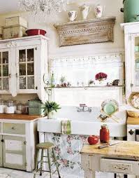 Country style tie up curtains. A Stunning Collection Of French Country Kitchens The Cottage Market Shabby Chic Kitchen Decor Country Kitchen Designs French Country Kitchens