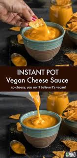 Seriously Amazing Vegan Cheese Sauce Made In The Instant Pot Super Quick So Smooth Creamy Vegan Cheese Recipes Vegan Instant Pot Recipes Vegan Cheese Sauce