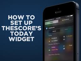 I used to get previews, app badge notifications, and sounds whenever i received a message. How To Set Up Thescore S Today Widget Thescore Com