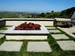 For a square or rectangle fire pit if you are building your stone fire pit on top of an existing backyard patio, cement the first layer of. Square And Rectangular Fire Pits Hgtv