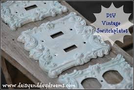 Diy Vintage Switch Plate Covers Light Switch Covers Diy Outlet Covers Diy Plate Covers Diy