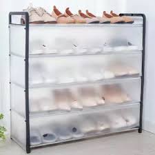 Years ago i bought the shoe cabinet below to in an attempt to keep them organized. 5 Layer Plastic Shoe Rack With Cover Lazada Ph