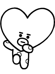 Download and enjoy with coloring. Bt21 Coloring Pages 80 Free Printable Coloring Pages