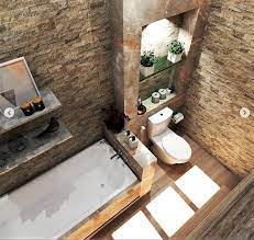 79 desain kamar mandi kecil mungil minimalis sederhana. Stres Hilang Dengan 7 Desain Kamar Mandi Batu Alam Ini Rumah123 Com