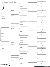 Free Printable Family Tree Charts And Forms
