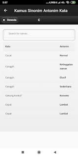 Dalam bahasa indonesia kita mengenal antonim dan sinonim begitu juga di bahasa inggris. Download Kamus Sinonim Dan Antonim Kata Offline Free For Android Kamus Sinonim Dan Antonim Kata Offline Apk Download Steprimo Com