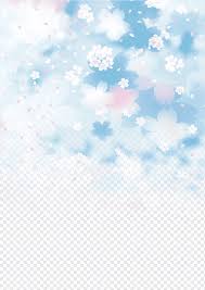 Free for commercial use no attribution required high quality images. Blue Flower Blue Flower Sky Blue Blue Dream Cherry Background Pink And White Petaled Flowers Art Watercolor Painting Texture Blue Png Pngwing