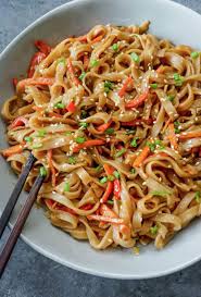 Stir Fried Peanut Sesame Noodles Recipe In 2020 Asian Noodle Dishes Sesame Noodles Stuffed Peppers