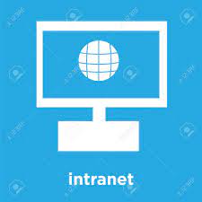 You can also learn to type trademark and registered. Intranet Icon Isolated On Blue Background Vector Illustration Royalty Free Cliparts Vectors And Stock Illustration Image 100293355