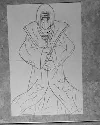 Hendra Di Instagram Uchiha Itachi Royalepost Art Artwork Pencilcase Pencilart Pencildrawing Pencil Colour Drawin Anime Drawings Male Sketch Drawings