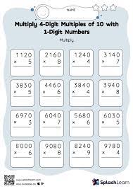 multiplication worksheets for kids online splashlearn
