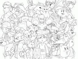 Learn how to unlock all characters and other unlockables in super smash bros. Super Smash Brothers Coloring Pages Coloring Home