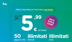 Con le nuove offerte da 100 e 200 giga. Nuova Offerta Ho Mobile Da 5 99 Euro Mese Per Chi Proviene Da Iliad E Mvno