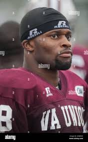 Virginia Union University defensive back Devin Wallace (28) is seen during  a game against Chowan at Hovey Field in Richmond Virginia