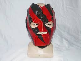 My problem is why does wwe insist on having kane wear a wig every time he has the mask. Leather Kane Mask Replica 1997 2000 Version 1 Halloween Etsy