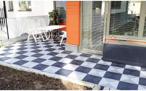 Balkon, terrasse, garten, schwimmbad, sauna. Dekor Boden Fur Terrassen Mit Kunststoff Fliesen Typ Unique