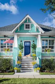Blue house white trim black shutters. How To Pick The Right Exterior Paint Colors Southern Living