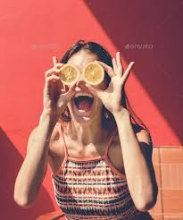 Happy Cute Girl With Oranges Happy Photography Food Photoshoot Girl Photography