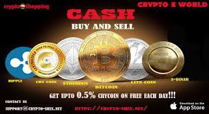 Cash Buy And Sell Btc Eth Xrp Ltc And Crycoin Earn Crycoin Of 0 5 In Your Wallet Each Day Avail The Offer Buy And Sell Stuff To Buy Day