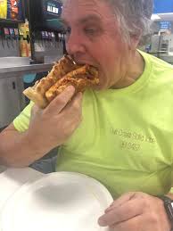 Double deker meat lover at Sam's! ￼✝️🔥❤️