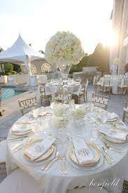 Our collection of black and white ceramic cubes, vases, lanterns, and more are perfect for fans of the light and dark combination. White Outdoor White And Gold Wedding Themes Gold Wedding Theme Wedding Decorations