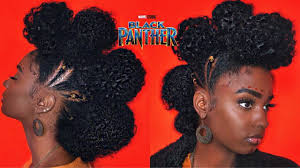 From the moment we meet him in black panther ogling ancient african artifacts at a british museum, one thing stands out so we were trying to figure out what that hairstyle would look like if it evolved. Black Panther Movie Inspired Natural Hairstyle Alexuscrown Youtube