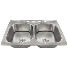 double kitchen sinks, equal bowl